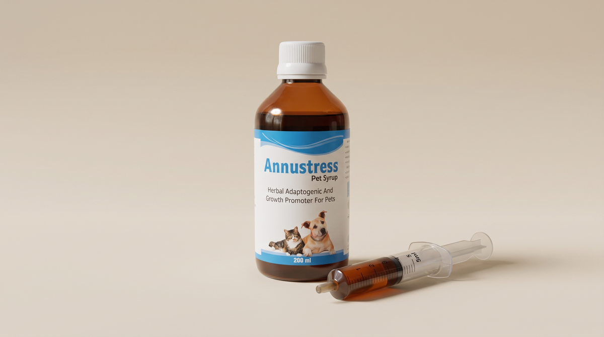 Herbiovet Sinnesro – produktbild med spruta
